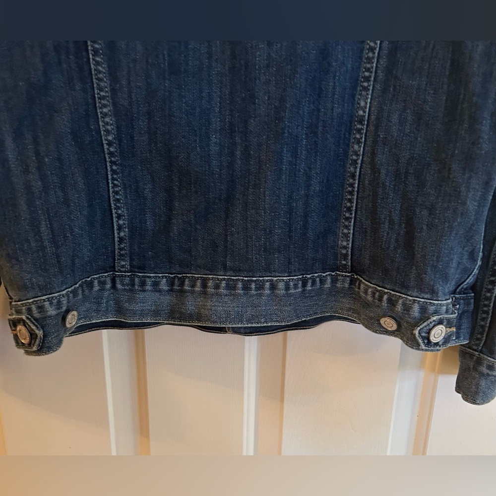Lucky Brand The Tomboy Trucker Denim Jacket Size XL - Picture 15 of 16